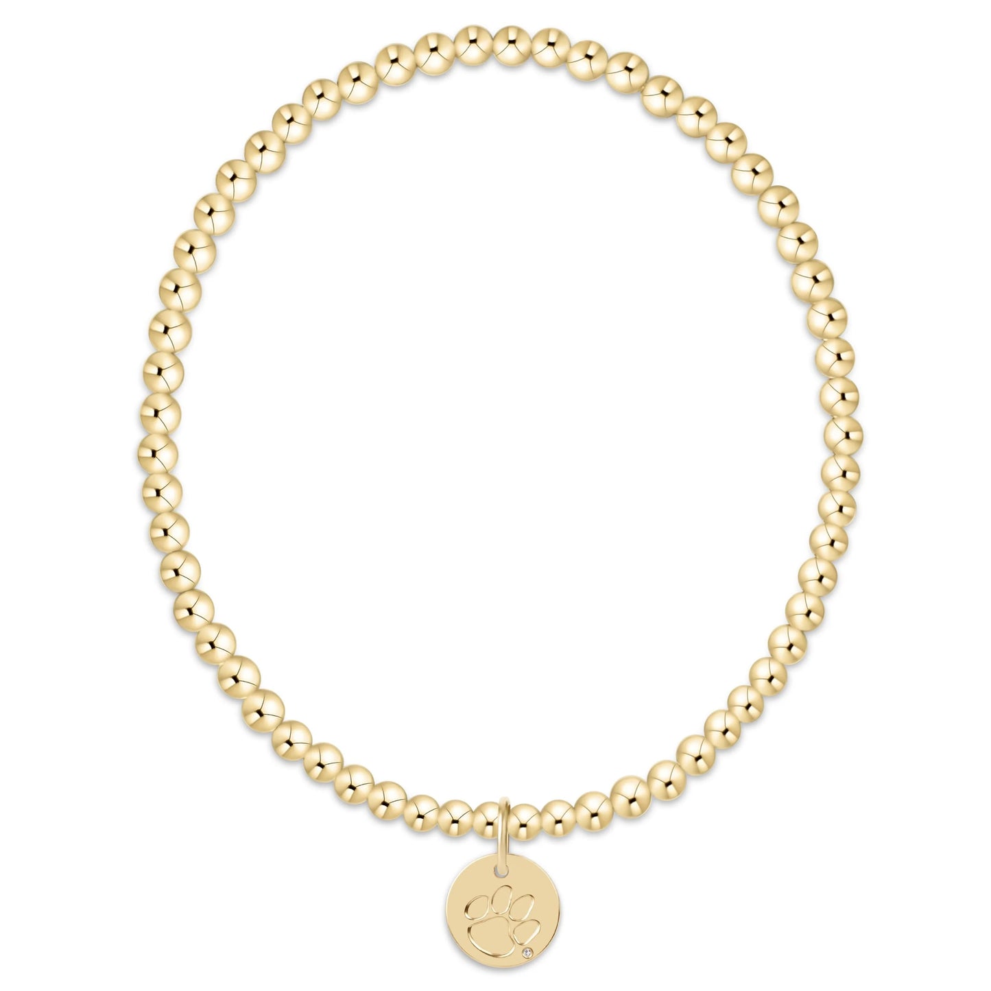 eCOLLEGIATE Classic Gold 3mm Bracelet