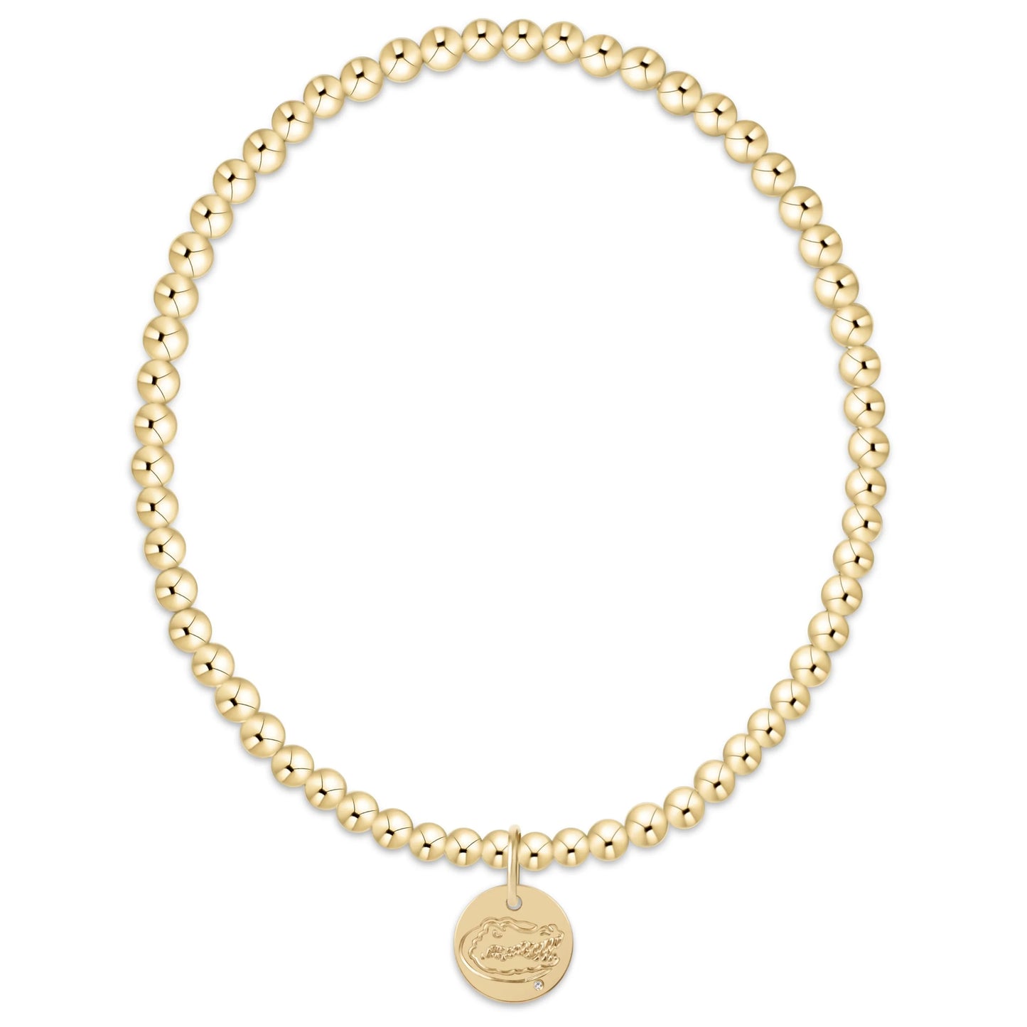 eCOLLEGIATE Classic Gold 3mm Bracelet