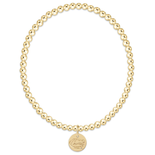 eCOLLEGIATE Classic Gold 3mm Bracelet