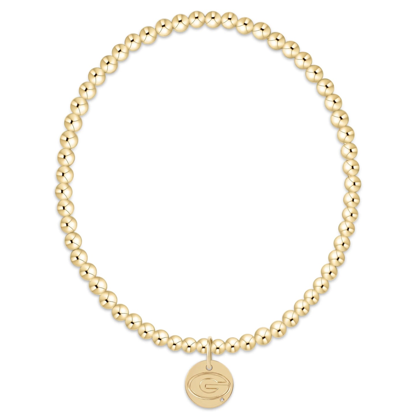 eCOLLEGIATE Classic Gold 3mm Bracelet