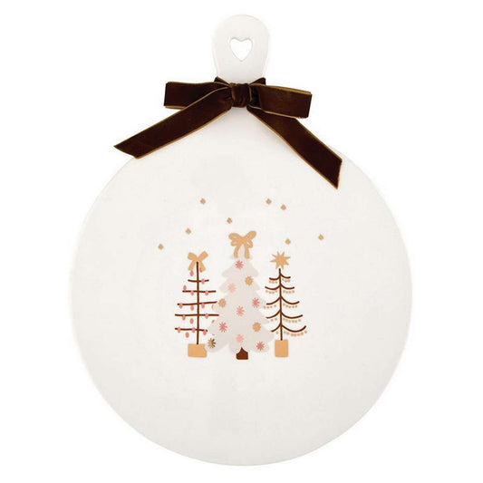 Ceramic Cheese Tray-Trees
