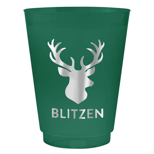 Blitzen Reindeer Frost Cups - Set of 8