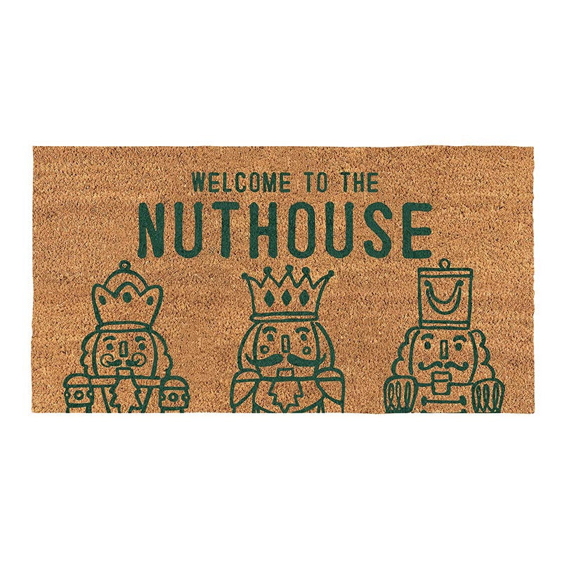 Welcome to the Nuthouse Coir Doormat