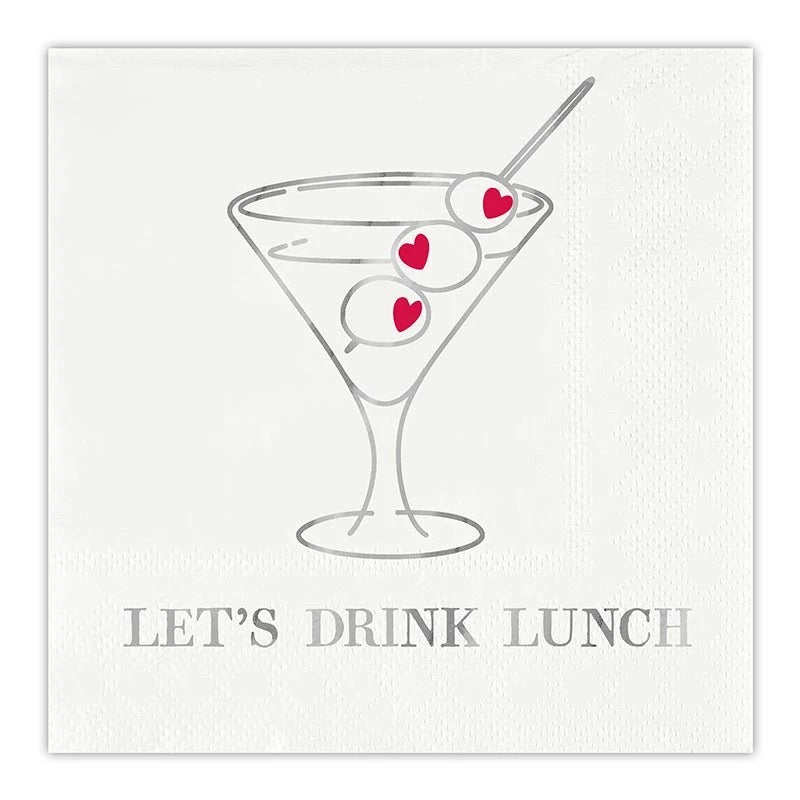 Let's Drink Lunch Cocktail Napkins