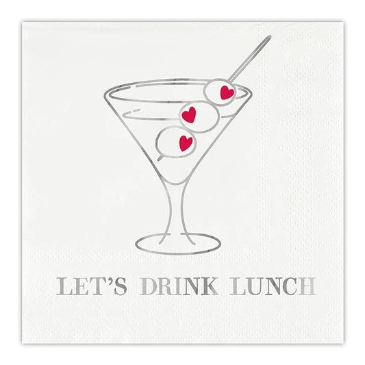 Let's Drink Lunch Cocktail Napkins
