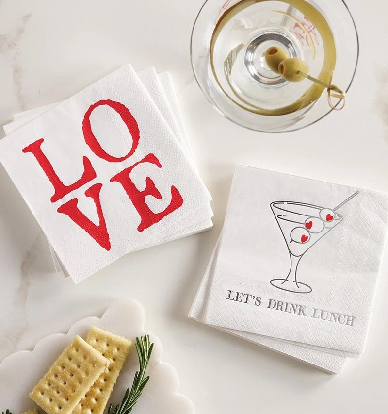 Let's Drink Lunch Cocktail Napkins
