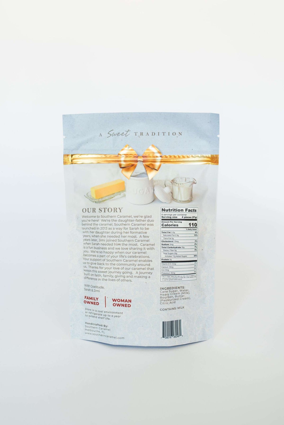 Bourbon Caramels 4oz. Bag