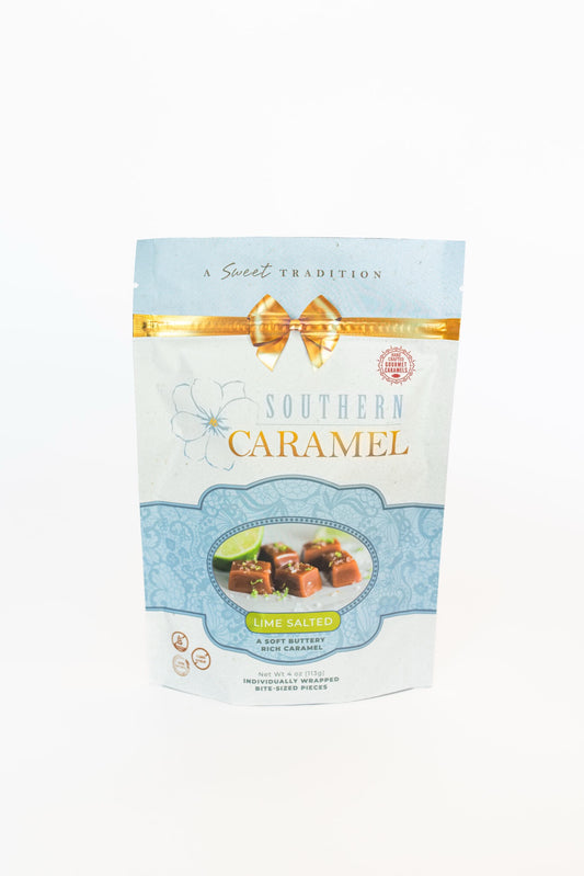 Salted Lime Caramels 4oz. Bag