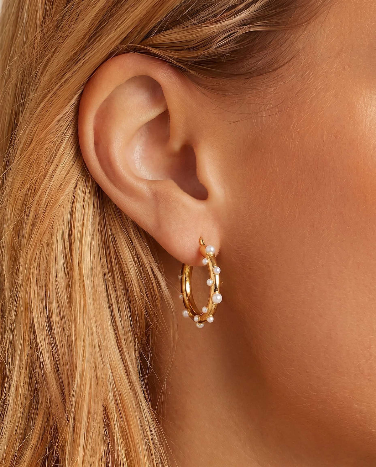 Embellished Hoop Earrings