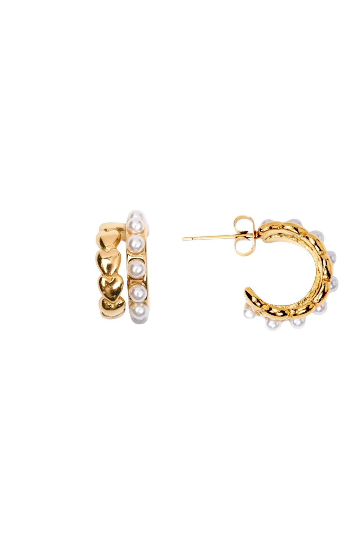 Heart Hoop Earrings