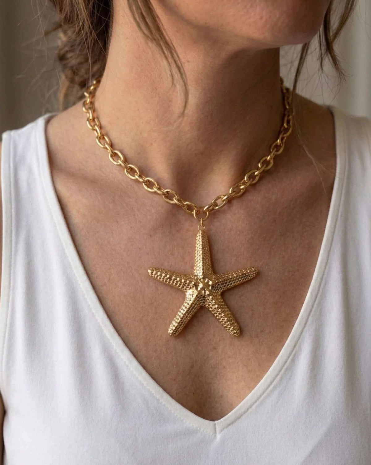 Chunky Starfish Necklace