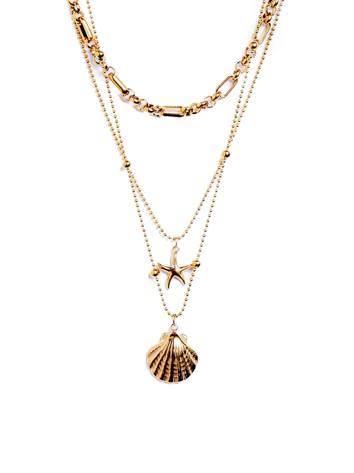 Layered Sea Life Necklace