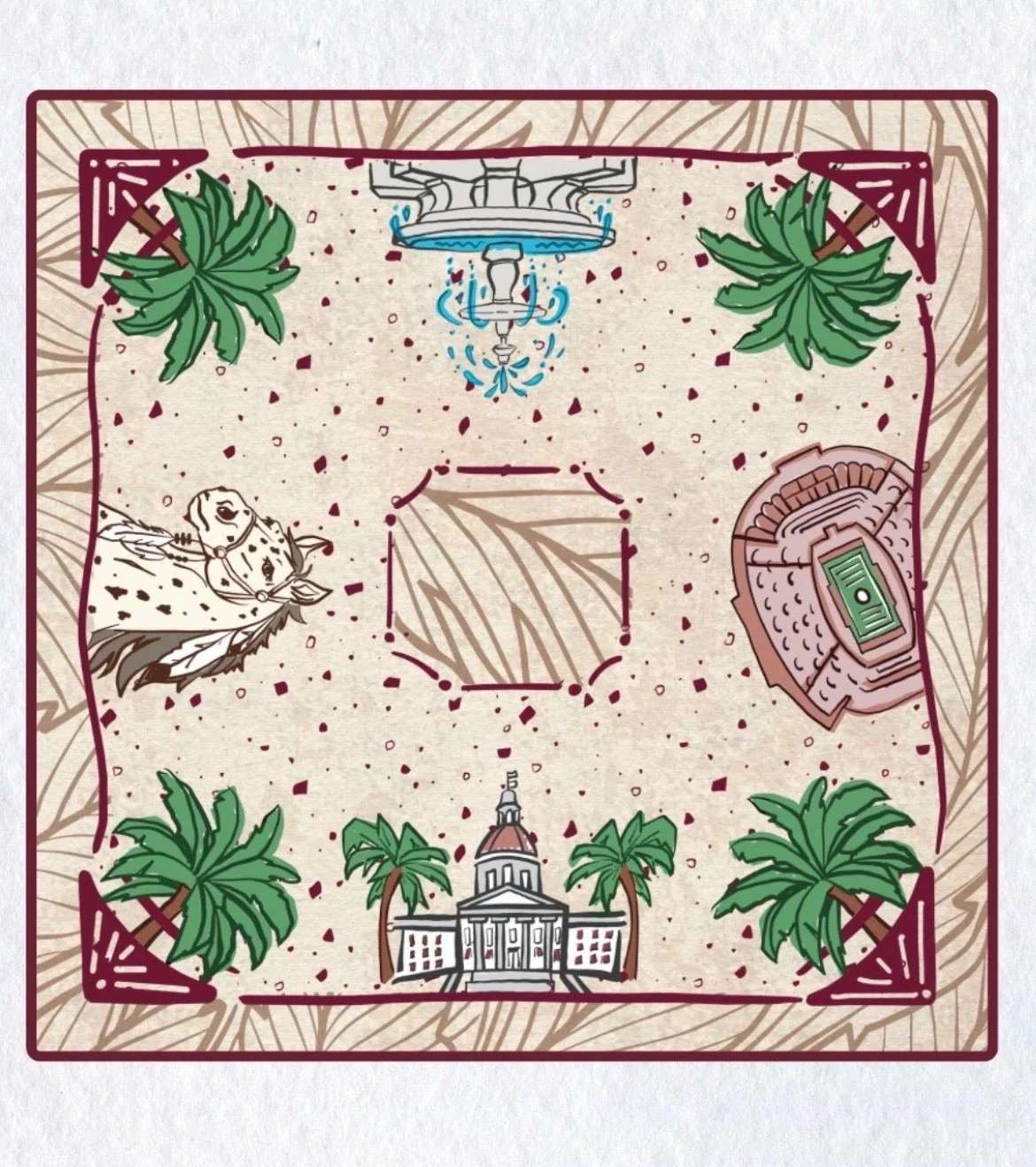 Tallahassee Mahjong Mat
