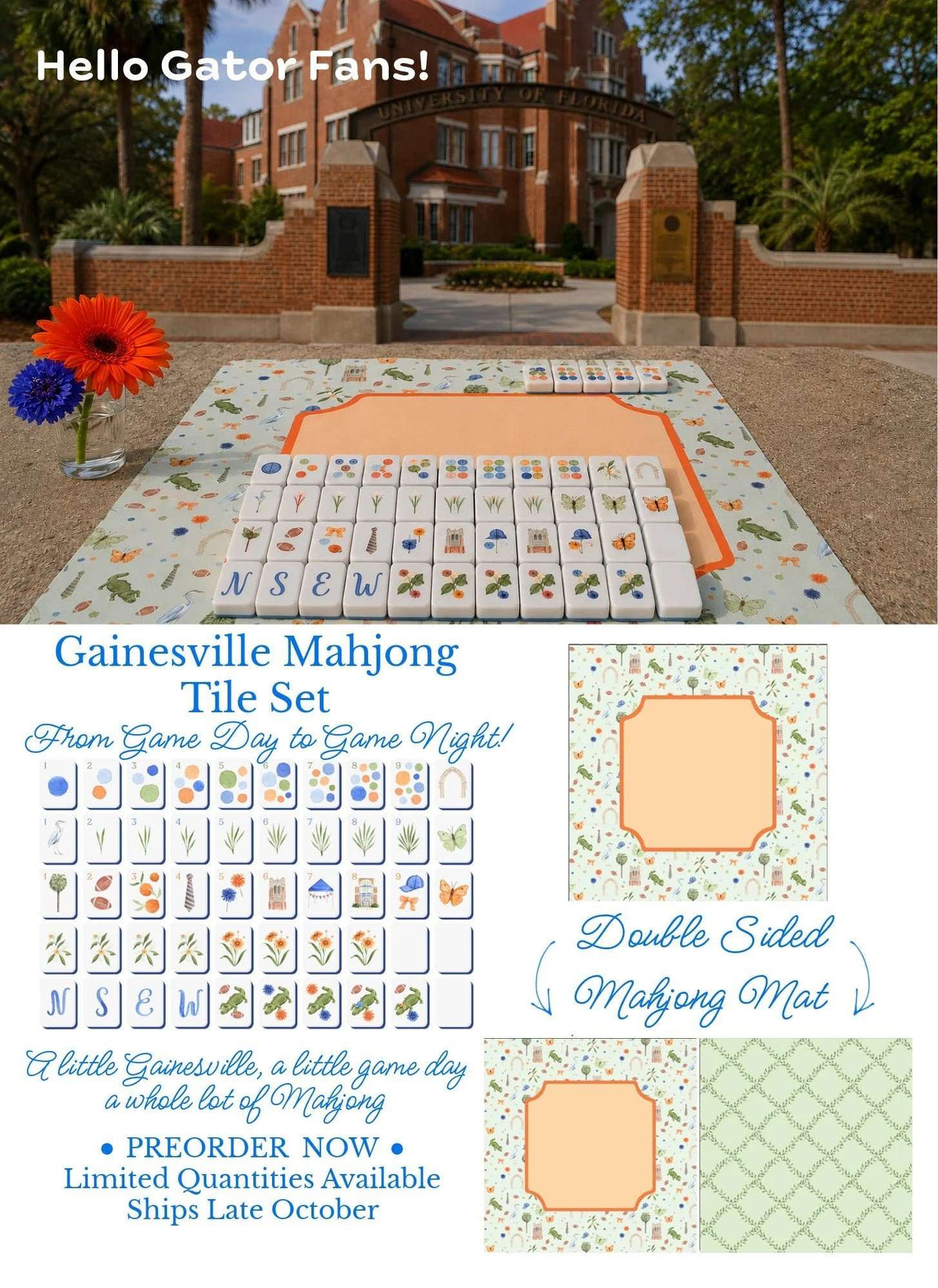 Gainesville Mahjong Tiles