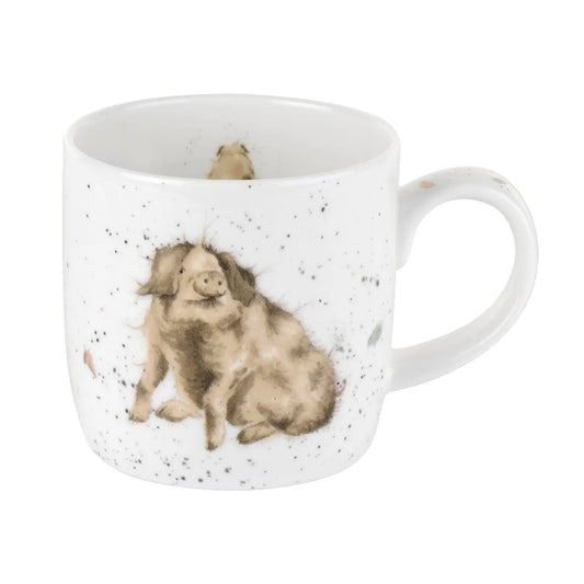 Royal Worcester Wrendale Designs Pig Mug