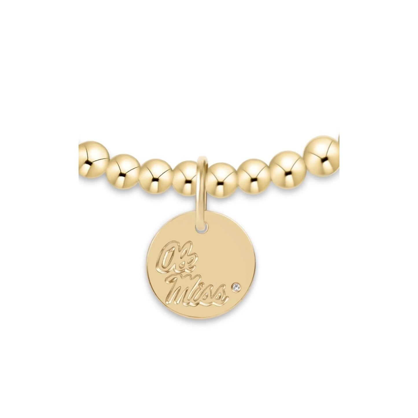 eCOLLEGIATE Classic Gold 3mm Bracelet