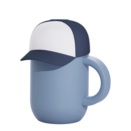 Asobu Happy Trucker Hat Insulated Mug 12 oz