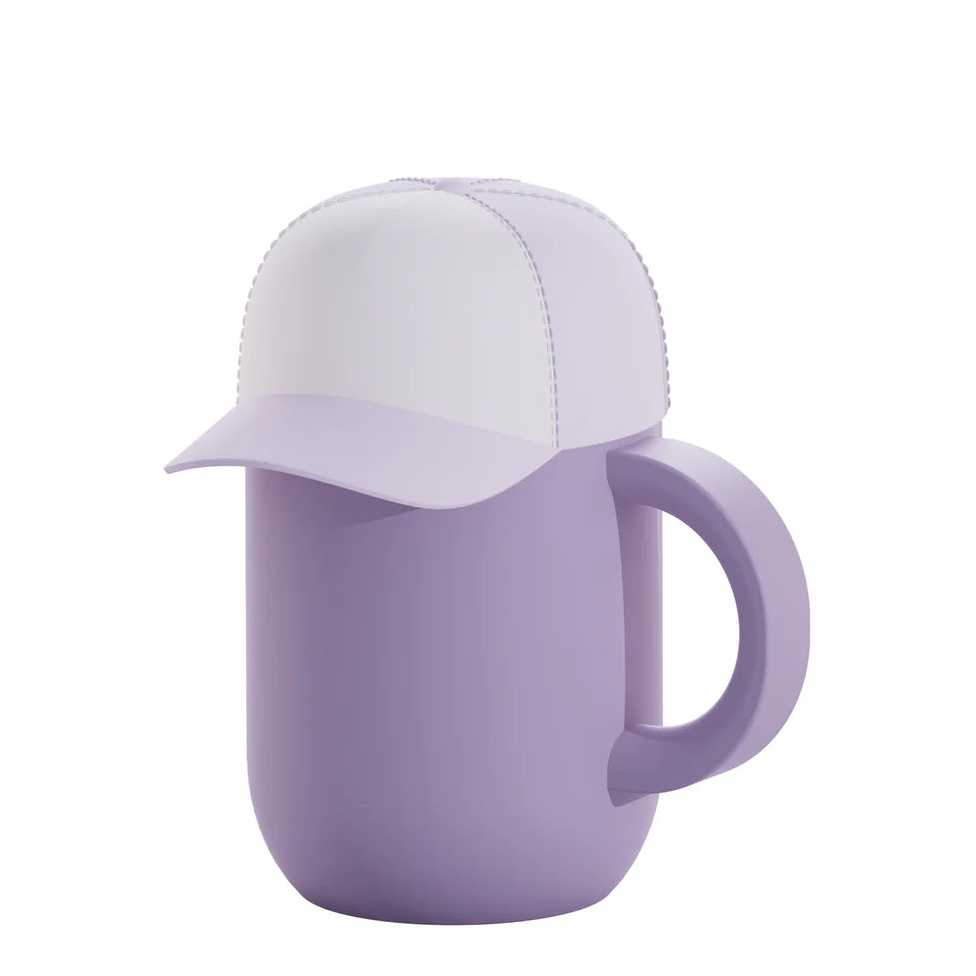 Asobu Happy Trucker Hat Insulated Mug 12 oz