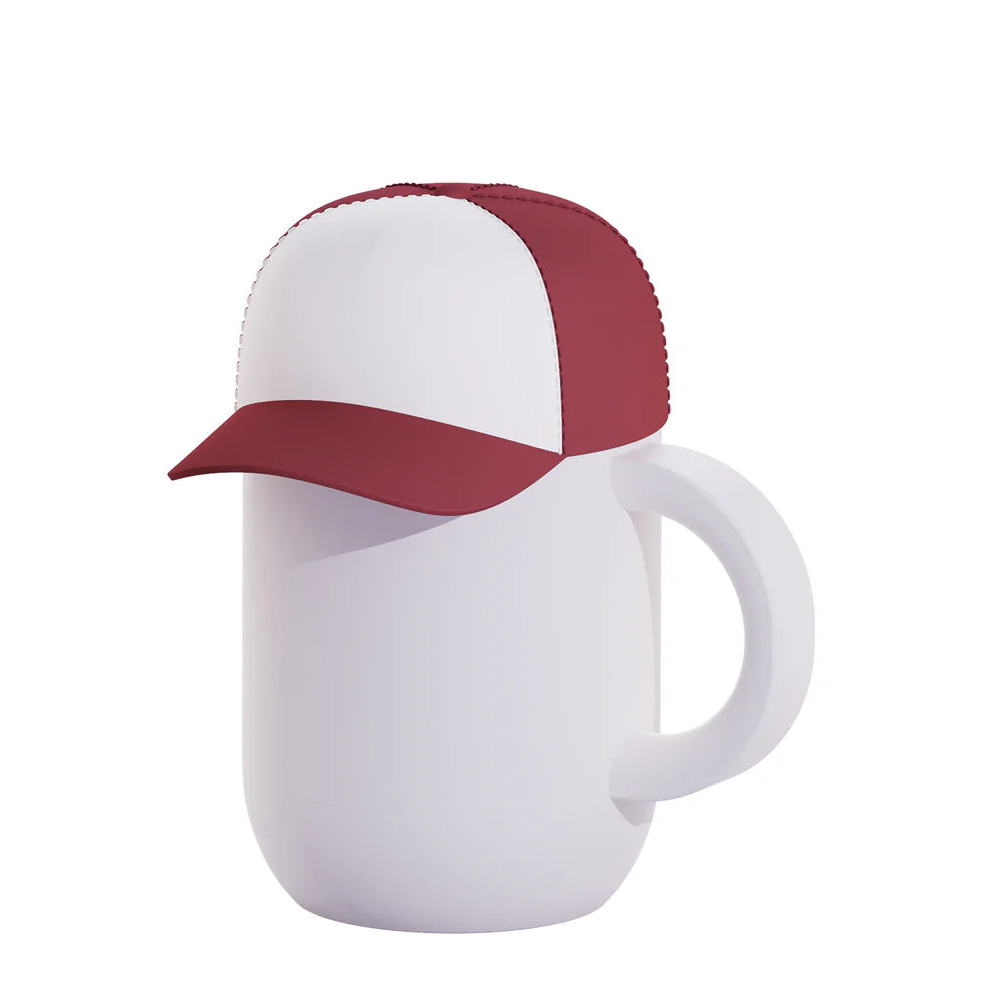Asobu Happy Trucker Hat Insulated Mug 12 oz