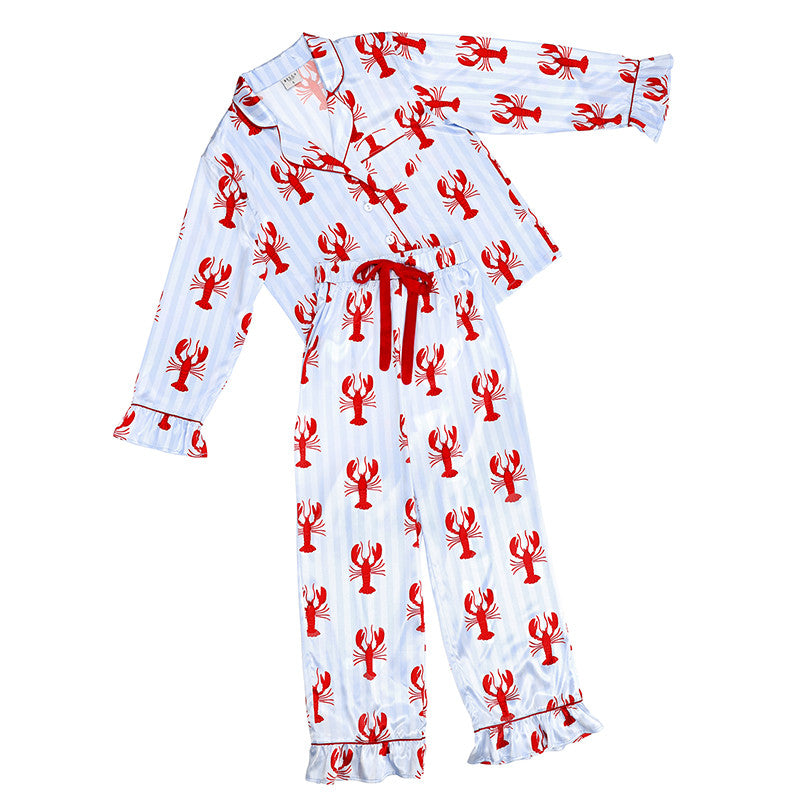 Long Sleeve Lobster PJ with Ruffle Pant