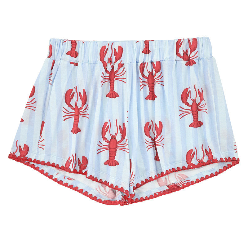 Whipstitch Short Sleeve Lobster PJ with Shorts