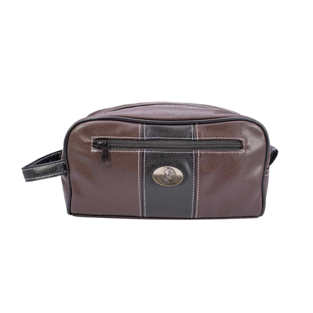 FSU Seminoles Men's Toiletry Dopp Bag Brown