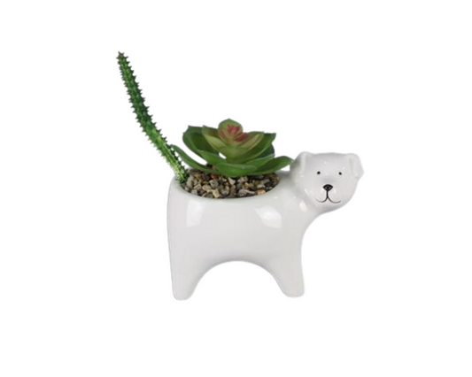 Young's Inc. Ceramic Pet Planter