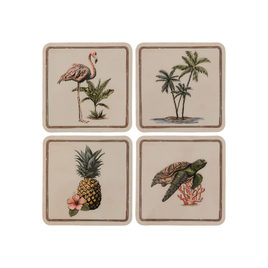 Cork Coasters Aloha Set of 4