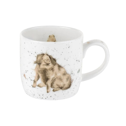 Royal Worcester Wrendale Designs Pig Mug