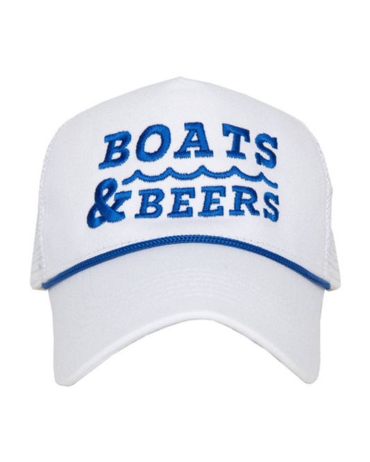 Boats & Beers Trucker Cap with Rope
