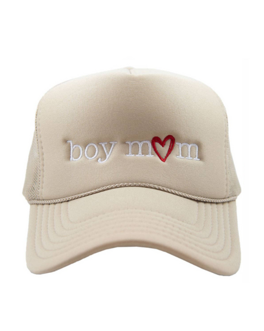 Boy Mom Foam Trucker Hat