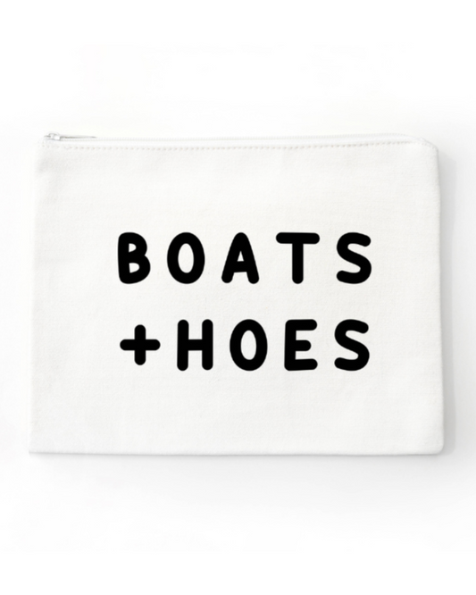 Boats and Hoes Pouch Bag