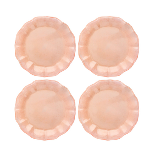 Melamine Dinner Plates Olivia Blush Set of 4