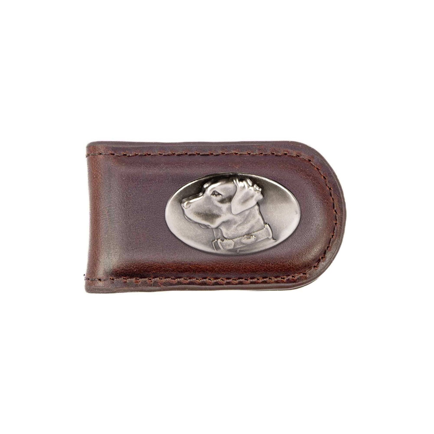 Lab Leather Magnetic Money Clip Wallet