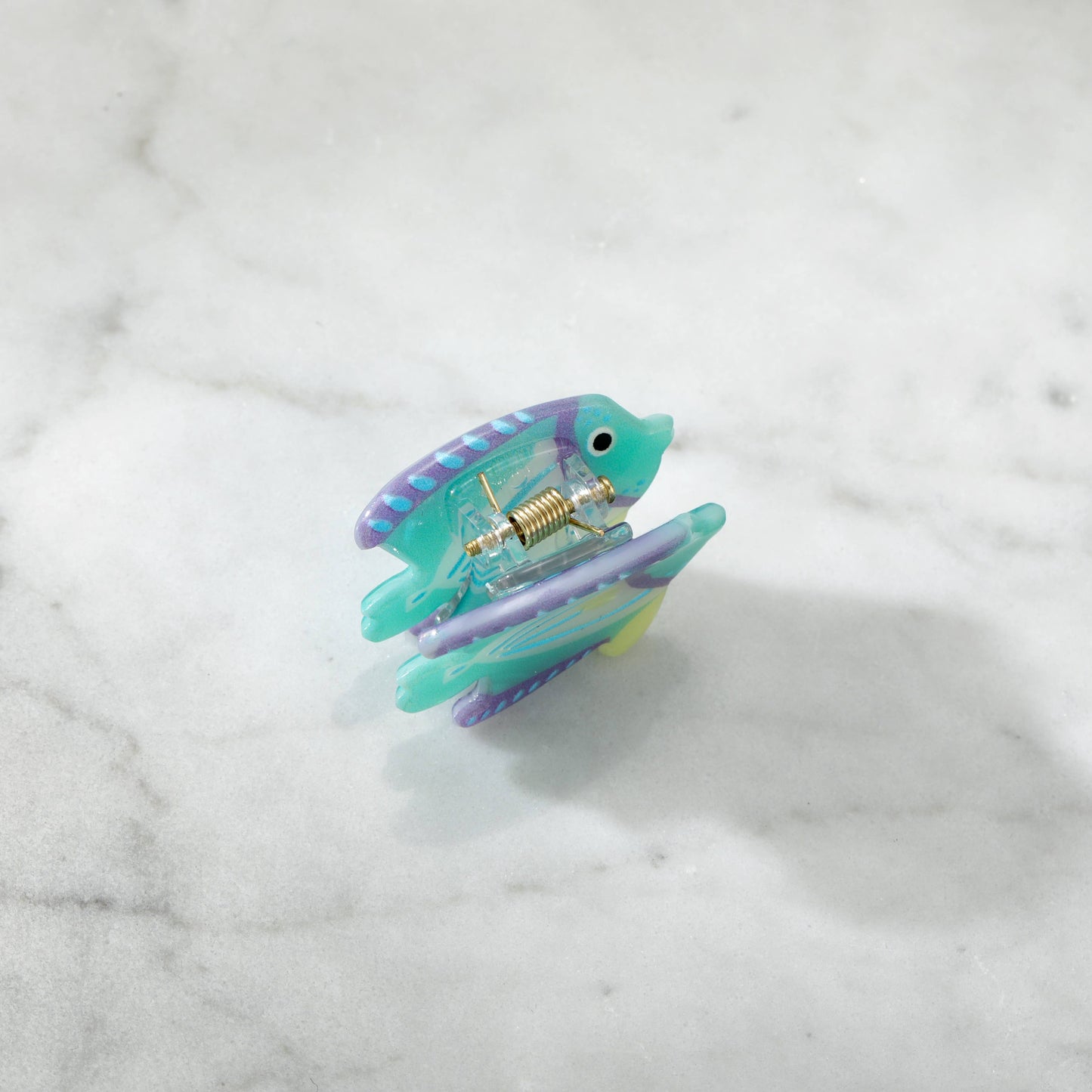 Eco-Friendly Mini Seafoam Reef Fish Hair Clip