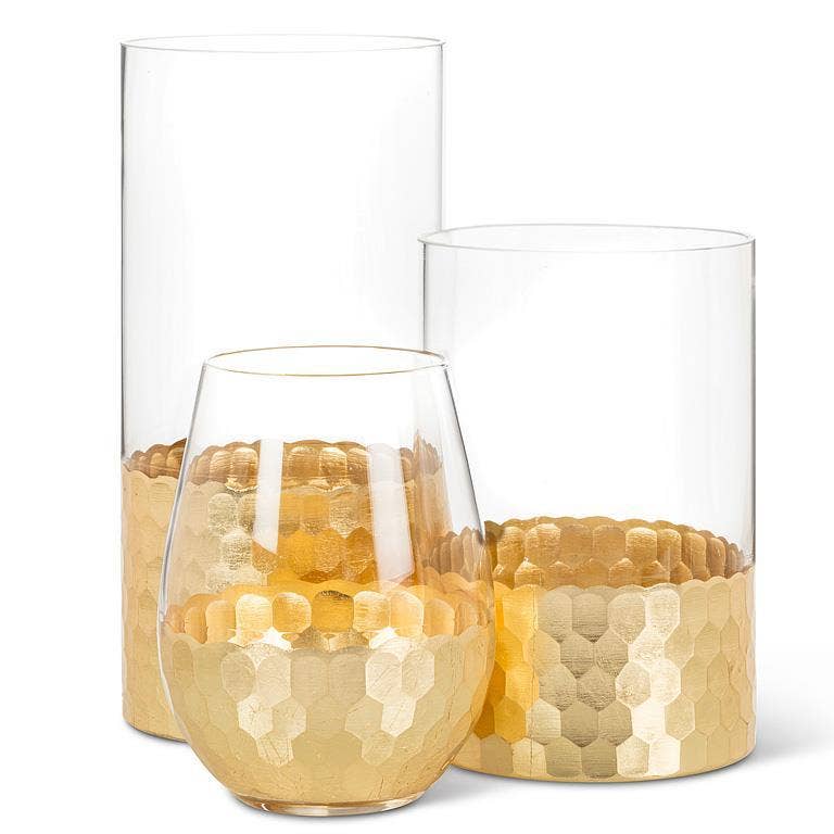Chisel Base Stemless Wine Glass