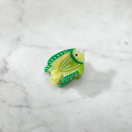 Eco-Friendly Mini Key Lime Reef Fish Hair Clip Claw