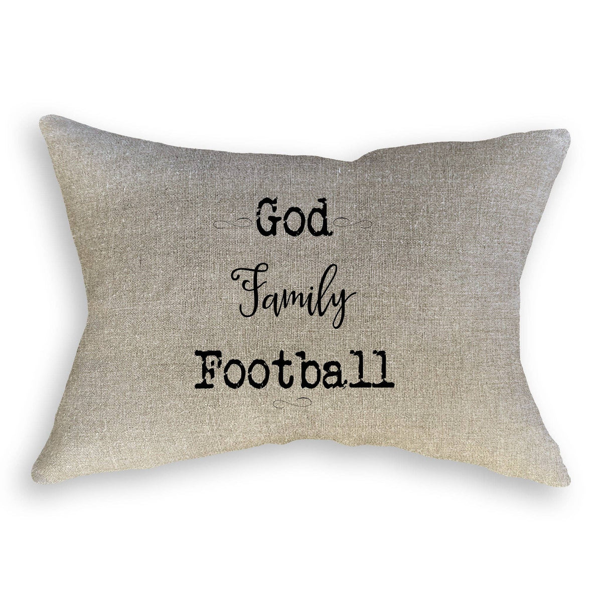 God Family Football in Black