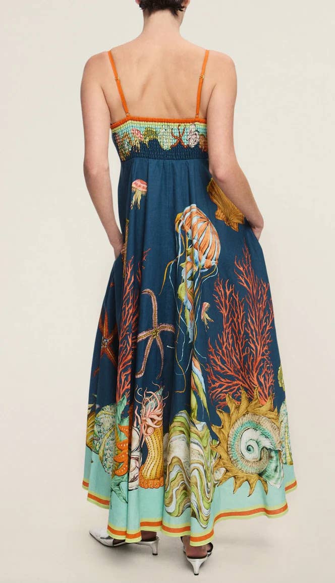 Unique Jellyfish & Sea World Graphic Sundress