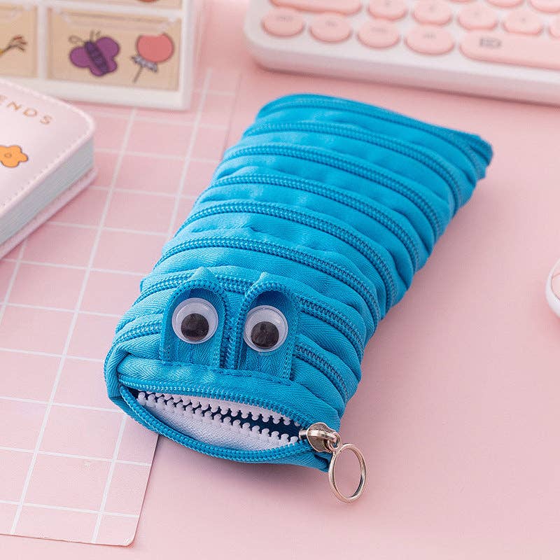 Pencil Case Caterpillar Zipper Large Capacity Cute