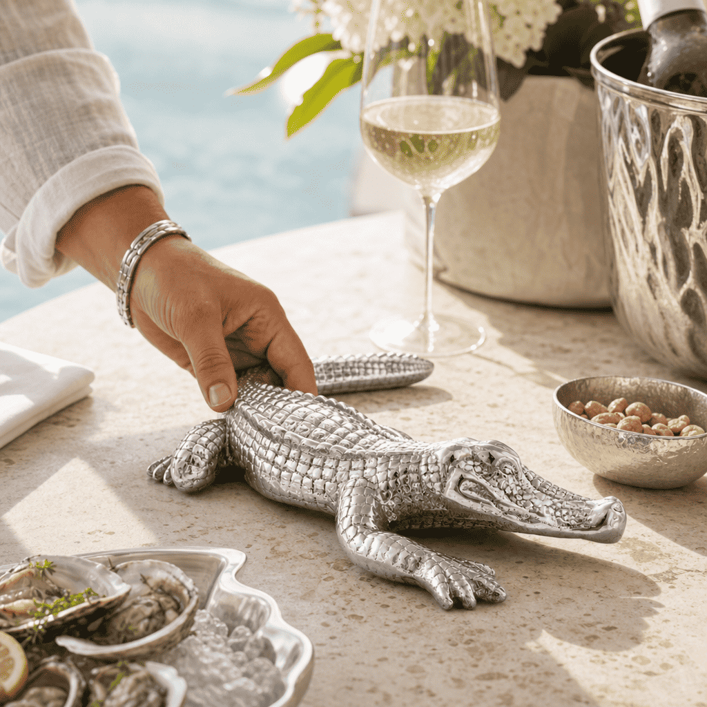 Alligator Large Figurine