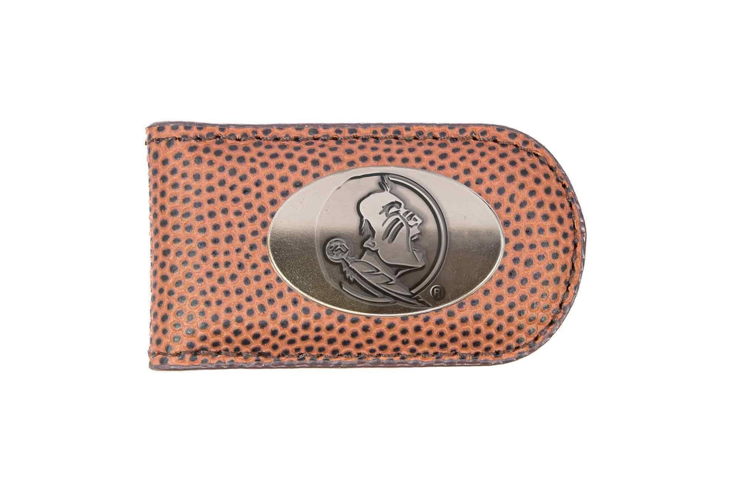 Florida State Seminoles Leather Magnetic Money Clip Wallet