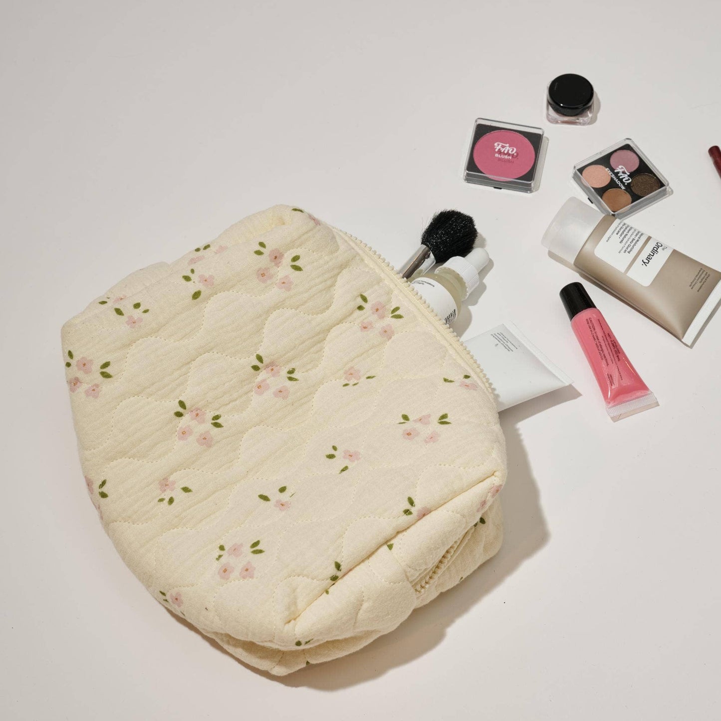 Quilted Keeper Cosmetic & Travel Organizer Pouch
