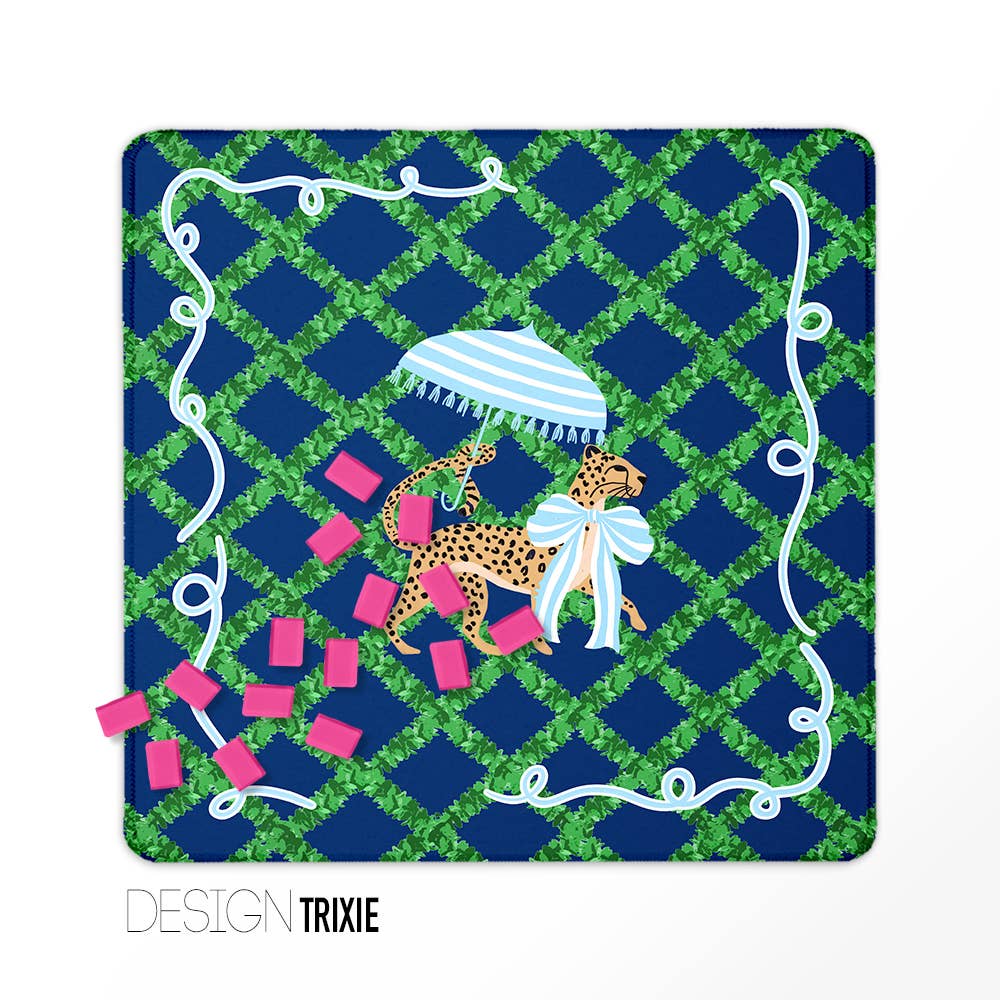 Mahjong Mat, Travel Size, Boutique Monogram