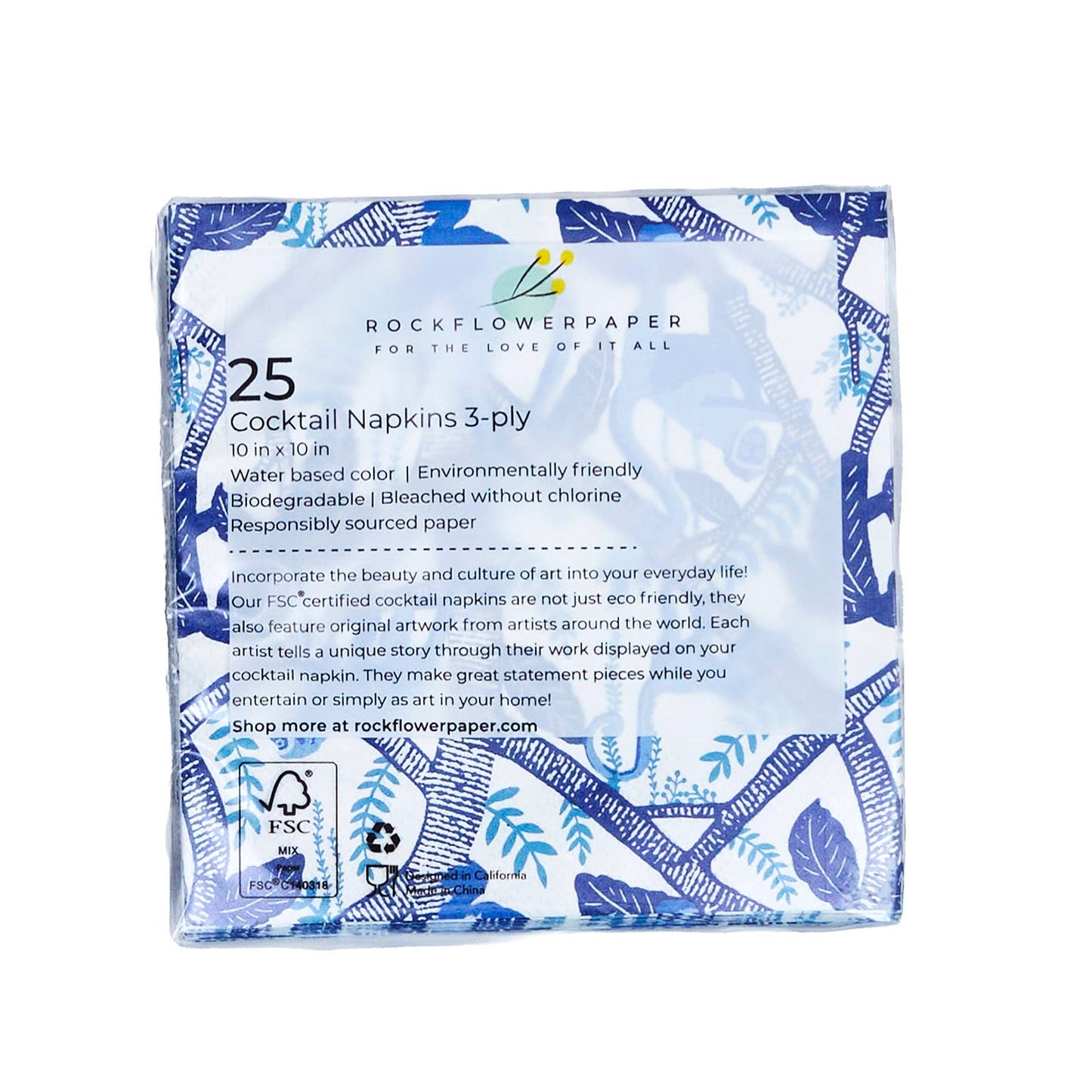 Coco Monkey Paper Cocktail Napkins