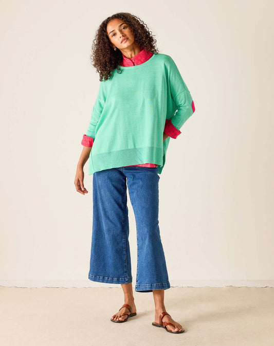 Amour Sweater with Heart Patch