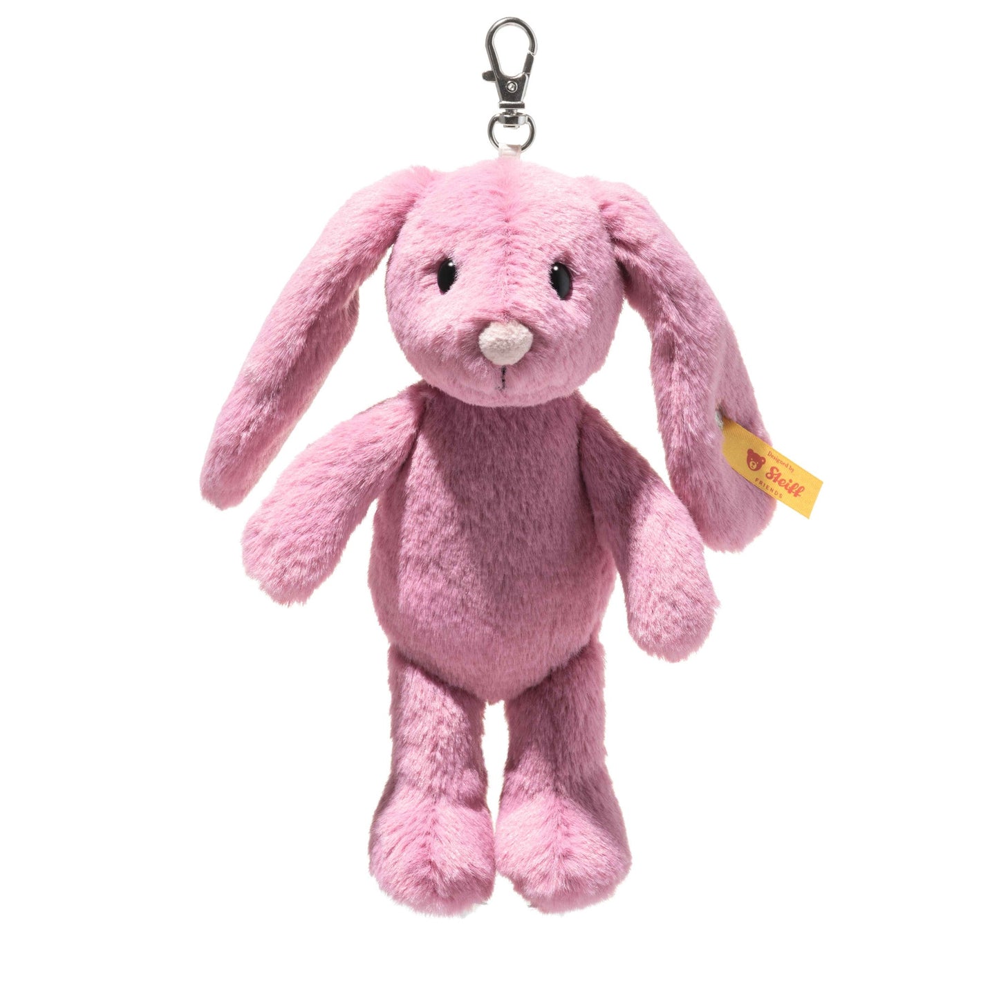 Hoppie Rabbit Bright Pink Keyring