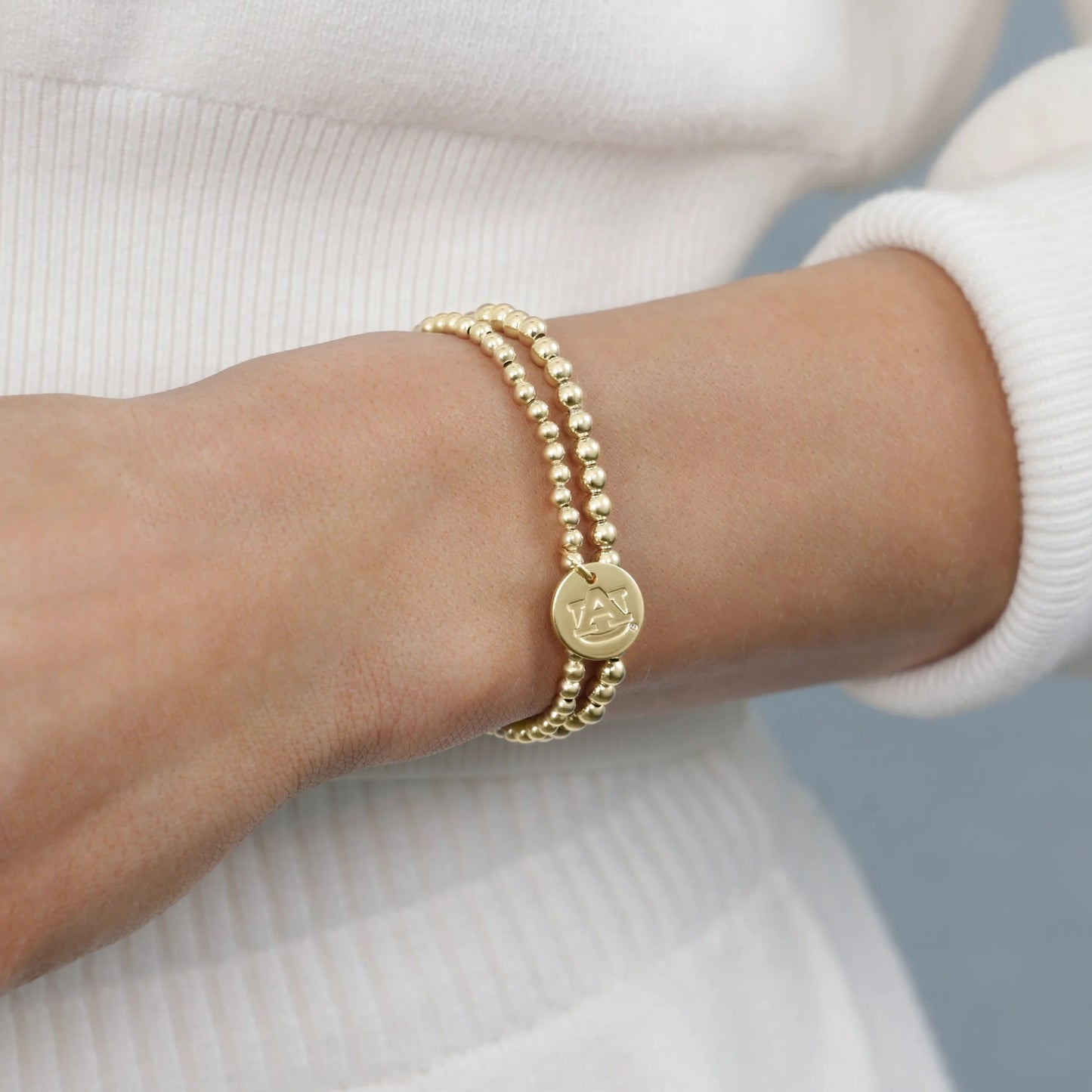 eCOLLEGIATE Classic Gold 3mm Bracelet