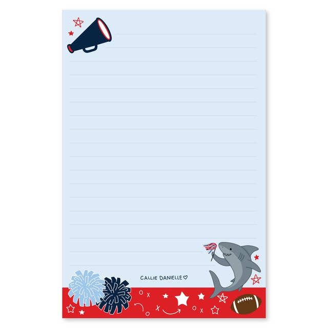 Oxford Football Game Day 4x6 Lined Notepad