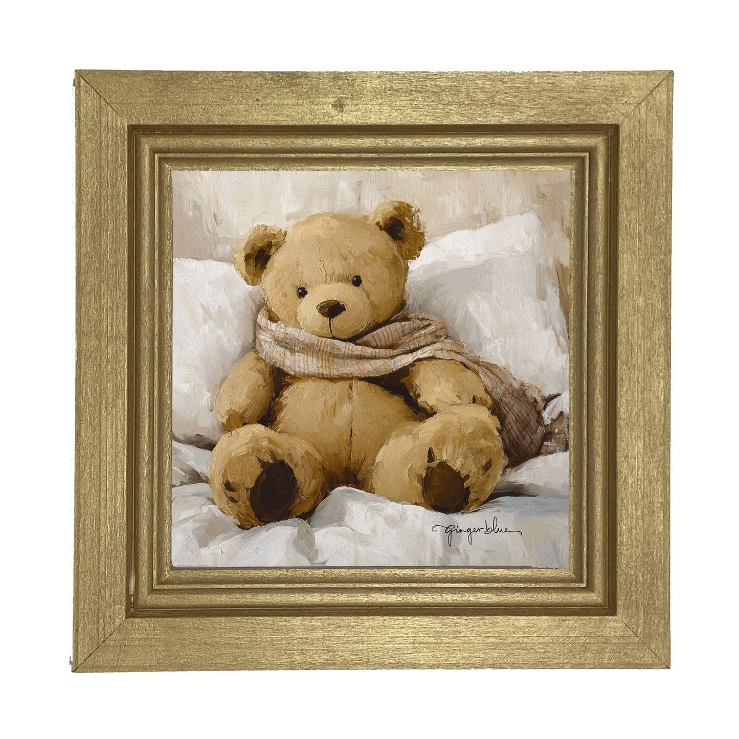 White Scarf Teddy Bear